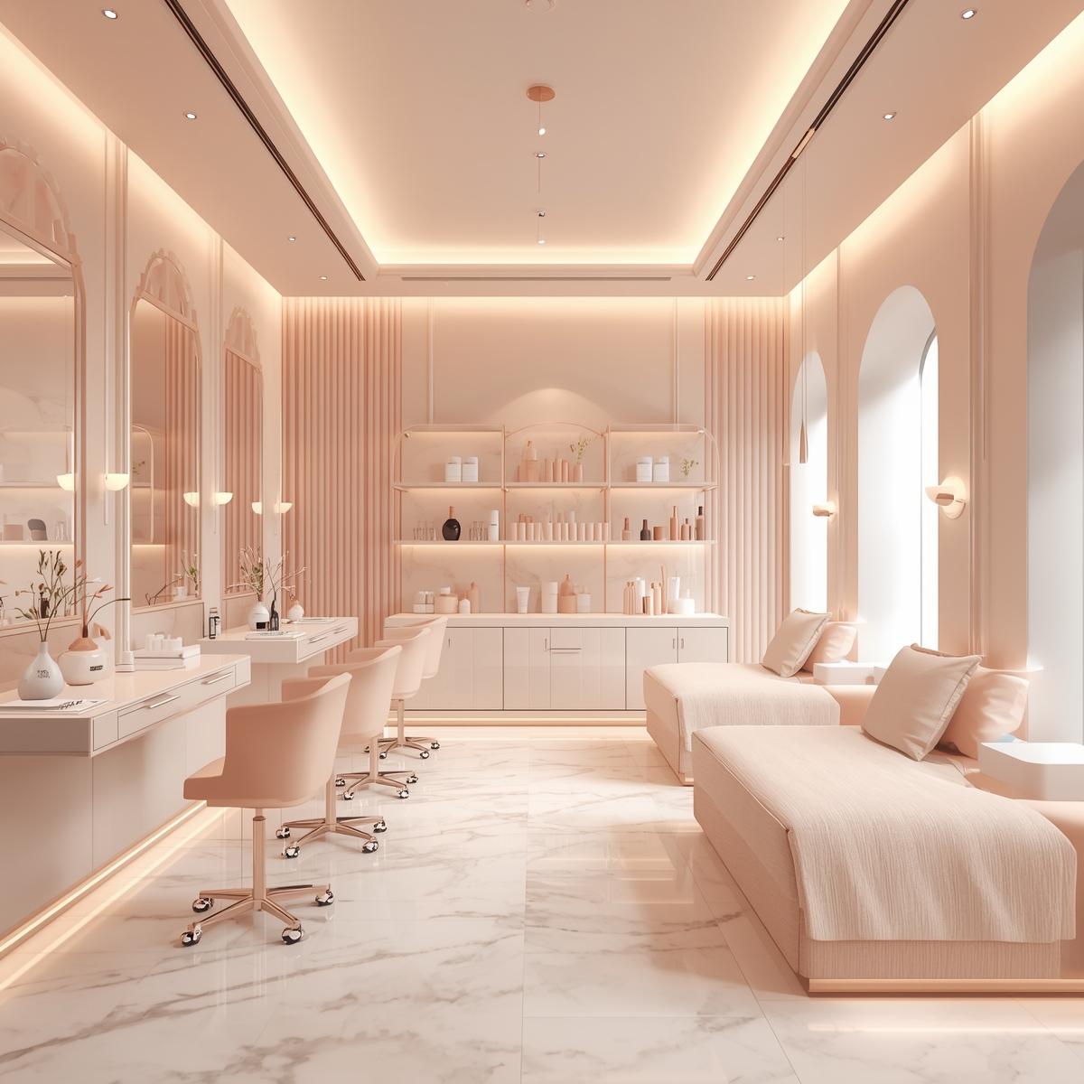 Bayraklı Güzellik Salonu - Aiesta Nailart Studio İç Mekan